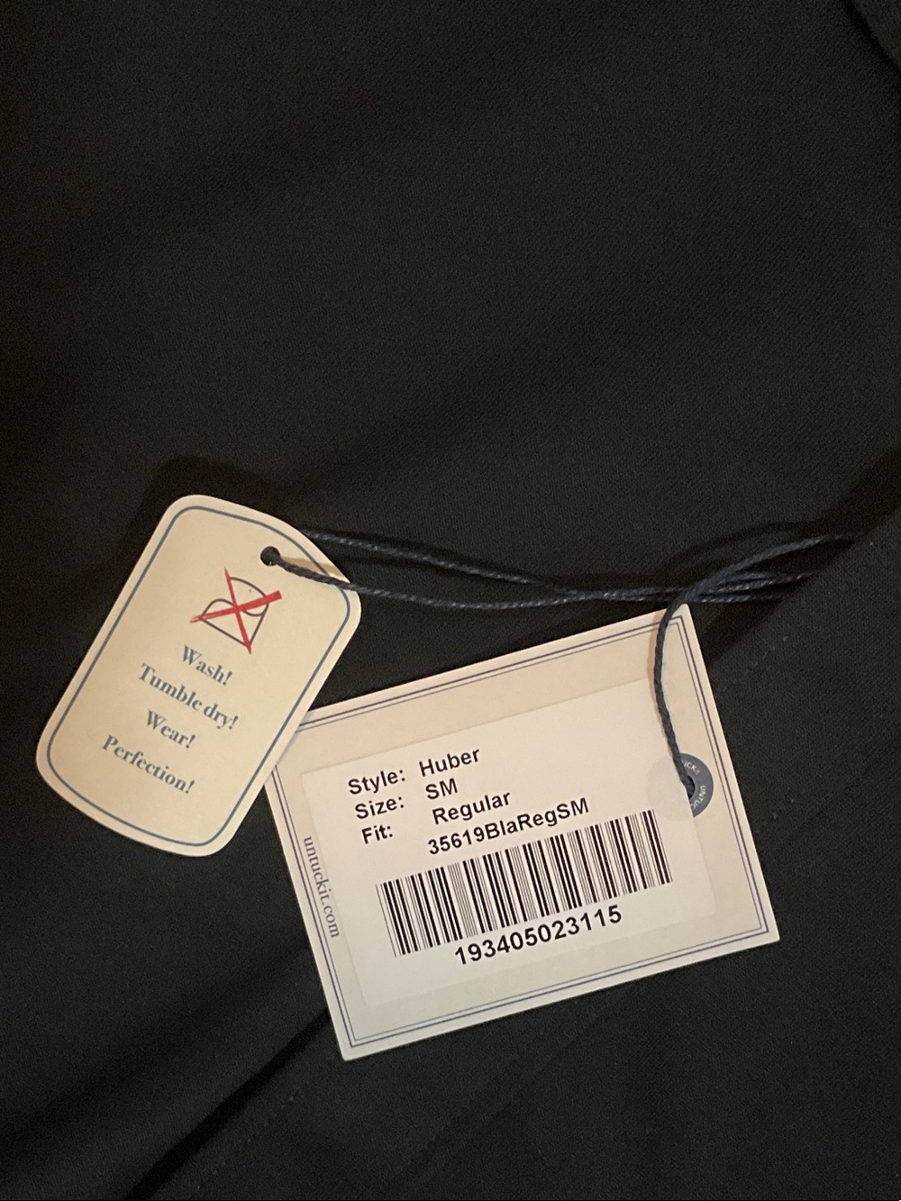 UNTUCKit Men’s Black Long-Sleeve Button-Down Shirt - Picture 4 of 4